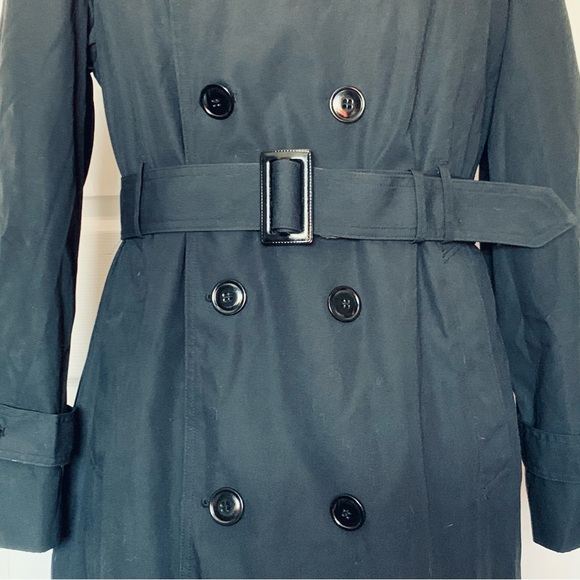 Defense Logistics Agency All Weather Lined Black Army Trench Coat 38R - Picture 7 of 12